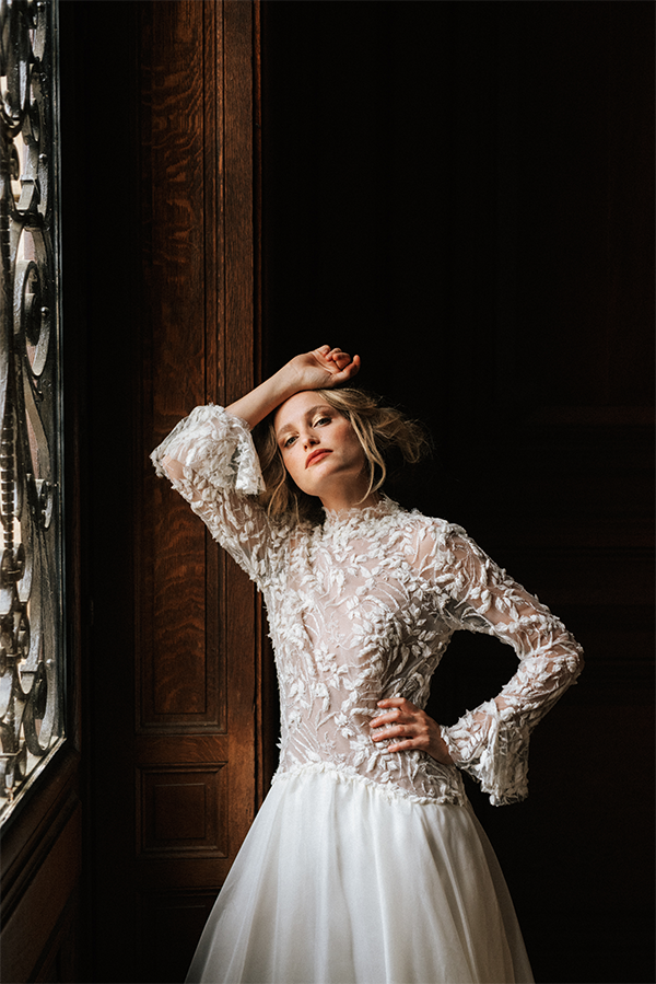 haut robe de mariee camilla